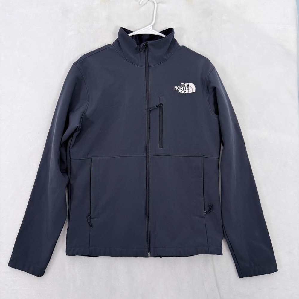 The North Face Apex Bionic Aviator Jacket Mens S Blue Full Zip Softshell